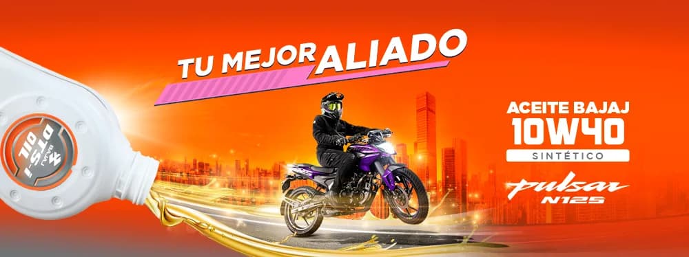 Aceite Bajaj 10W40 Sintético, para Pulsar N125