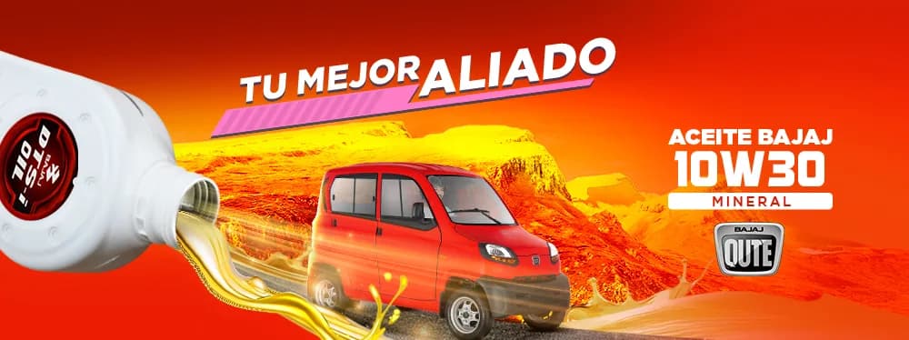 Aceite Bajaj 10W30 Mineral, para Bajaj Qute